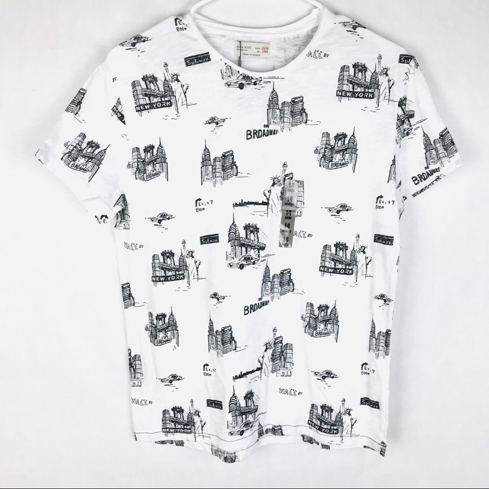 Zara Boys New York Icons Short Sleeve T-shirt